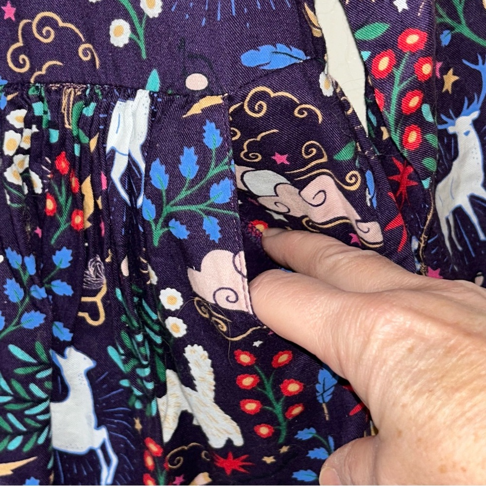 Mini Boden Harry Potter Forbidden Forest Dress 🏰 - Picture 8 of 14